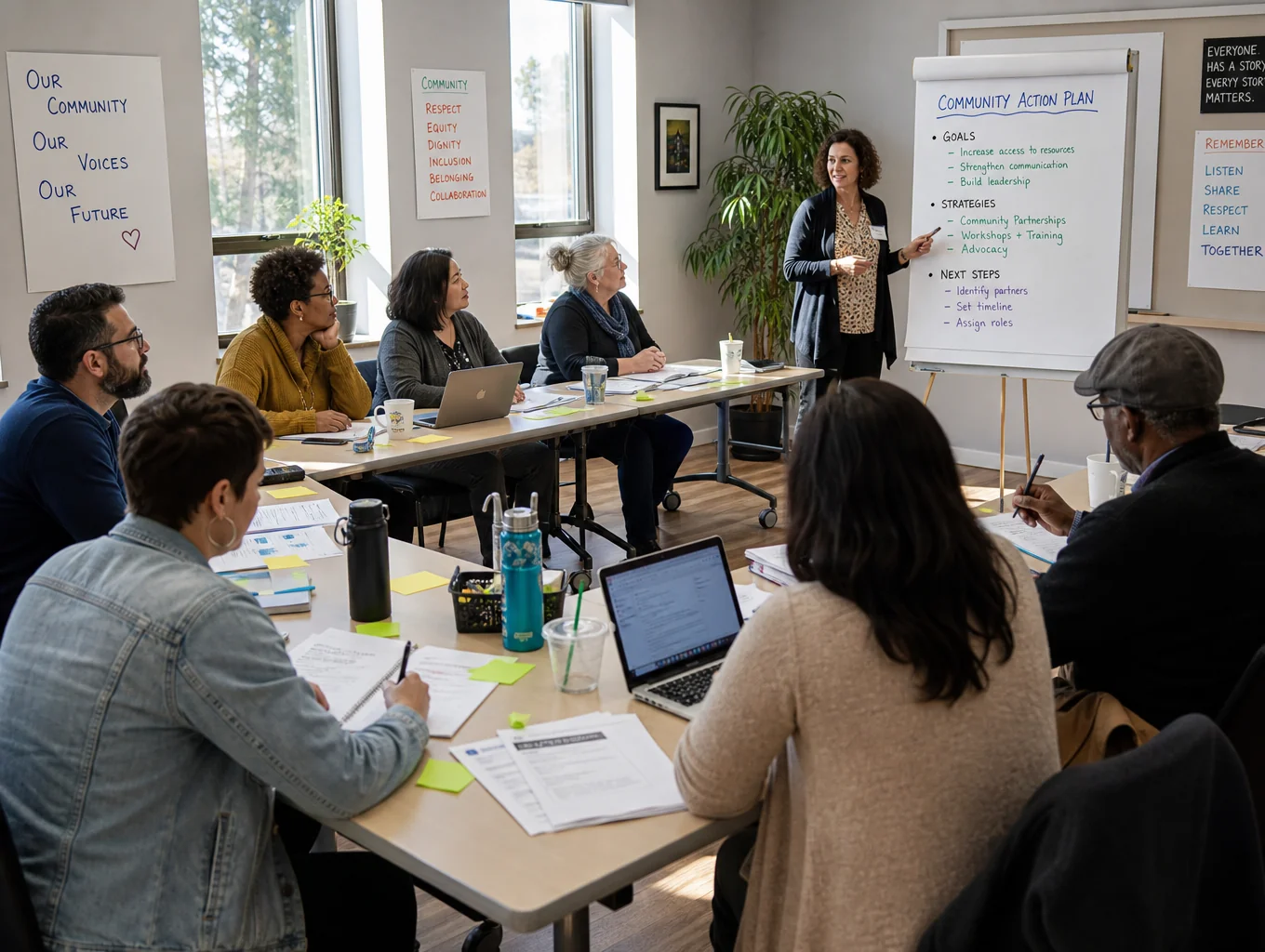 Professional development workshop for community members
